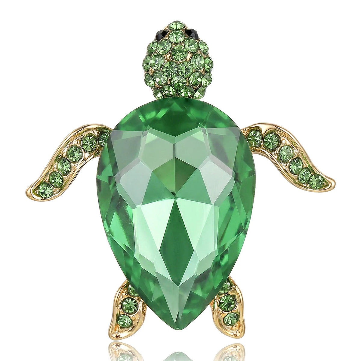 The Jewelled Sea Turtle Brooch