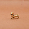 Brass Dachshund Figurine