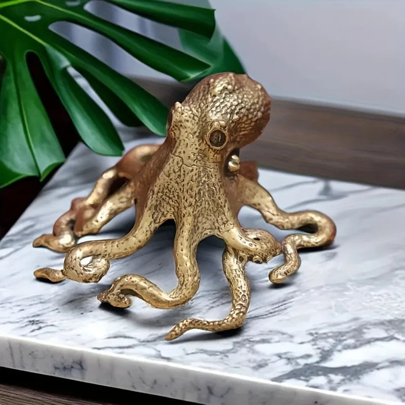 Brass Octopus Tea Pet