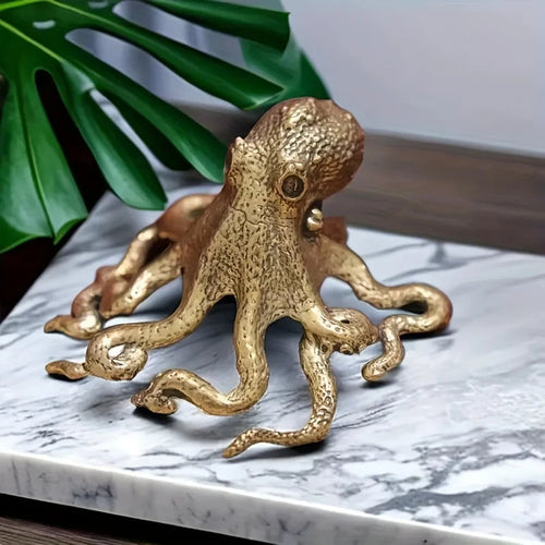 Brass Octopus Tea Pet