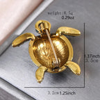 The Little Sea Turtle Brooch