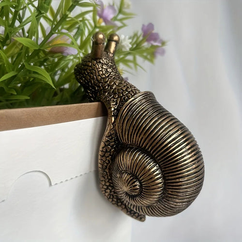 Bronze Snail Pot Buddy Hanger