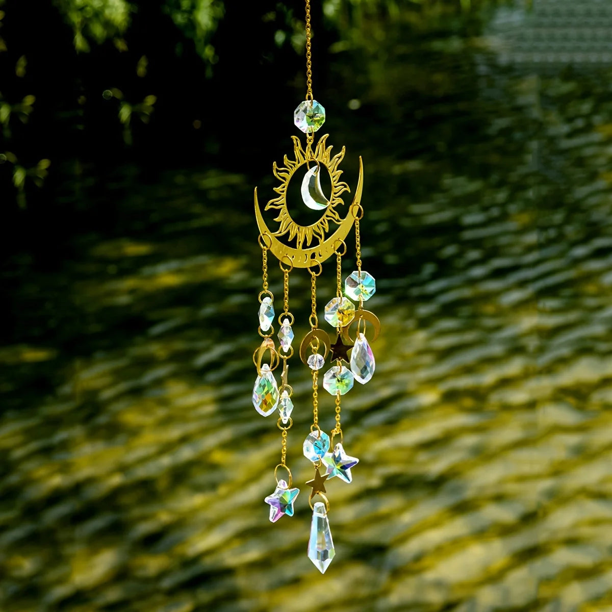 Star & Moon Wind Chime