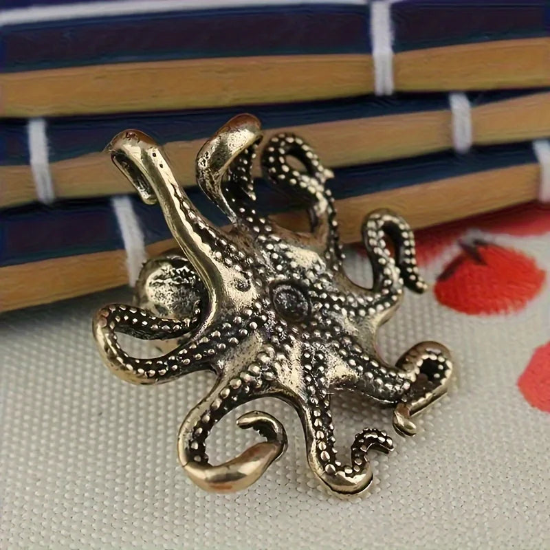 Brass Octopus Tea Pet