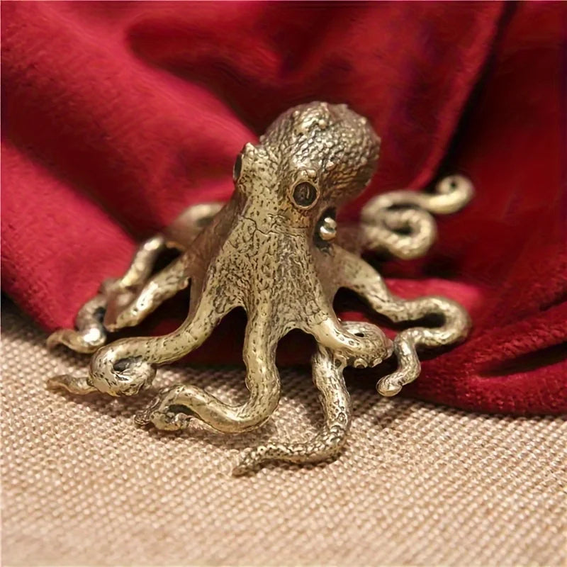 Brass Octopus Tea Pet