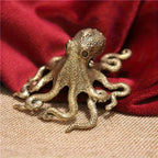 Brass Octopus Tea Pet