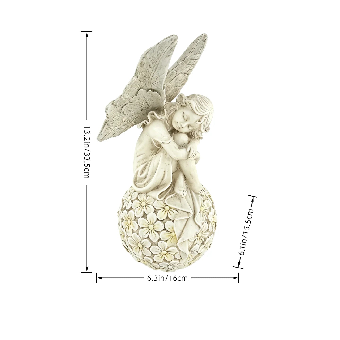 Sleeping Angel on the Flower Ball