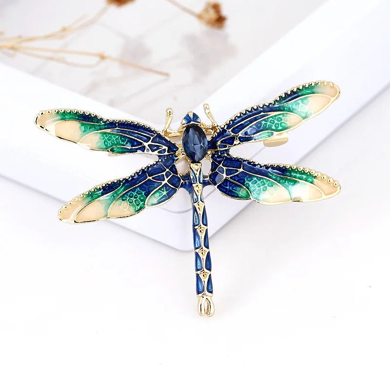 The Painted Dragonfly Brooch