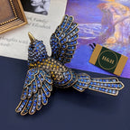The Bluebird in Flight Brooch