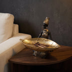 Zuri's Golden Leaf Trinket Holder
