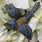 The Bluebird in Flight Brooch