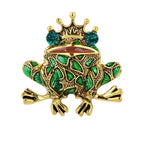 The Frog Prince Brooch on a white background