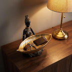 Zuri's Golden Leaf Trinket Holder
