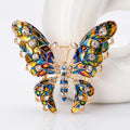 The Stained Glass Butterfly Brooch
