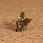 Brass eagle tea pet ornament