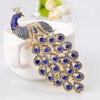 The Sapphire Peacock Brooch