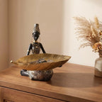 Zuri's Golden Leaf Trinket Holder