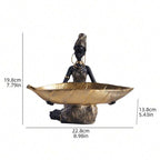 Zuri's Golden Leaf Trinket Holder