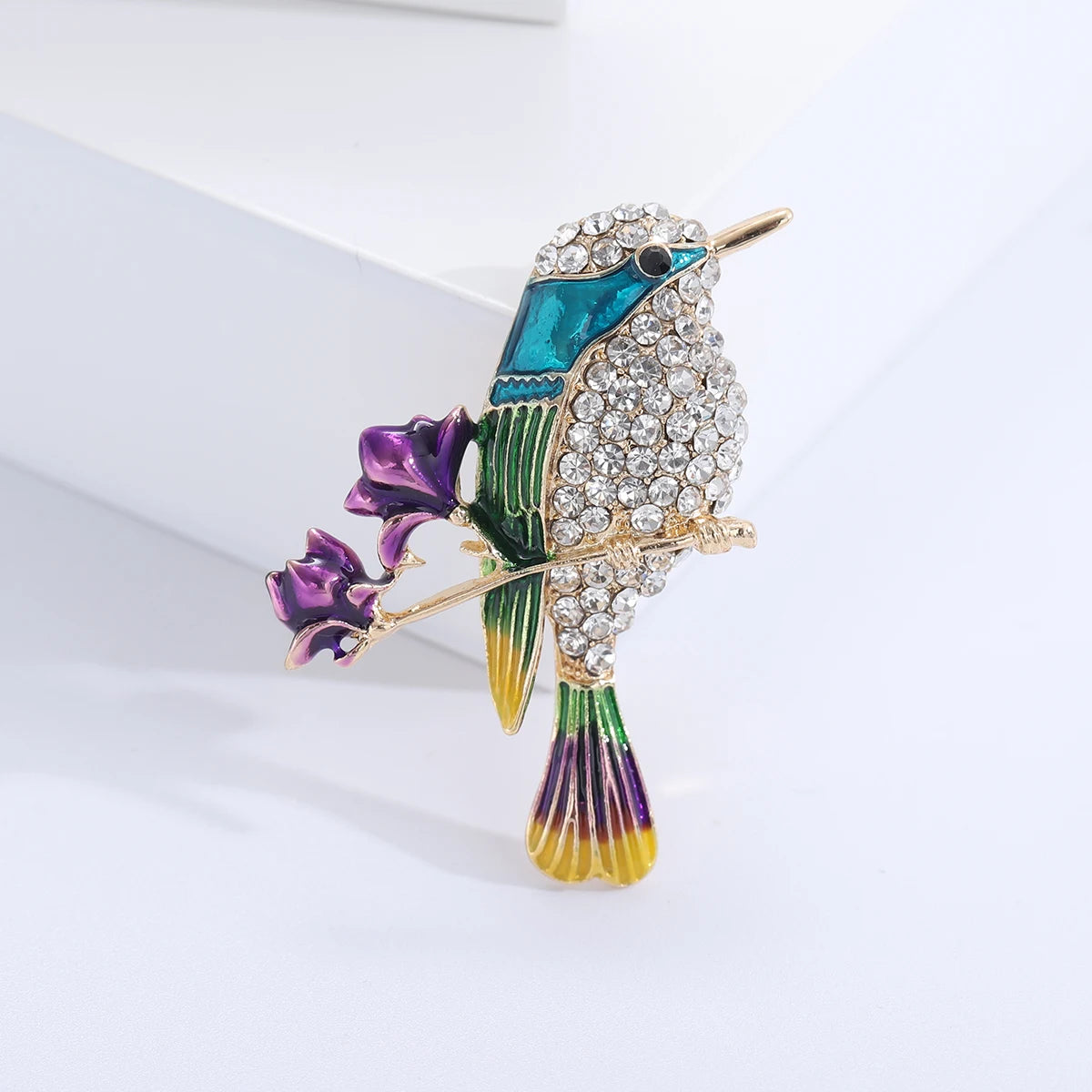 The Jewelled Kingfisher Brooch