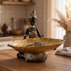 Zuri's Golden Leaf Trinket Holder
